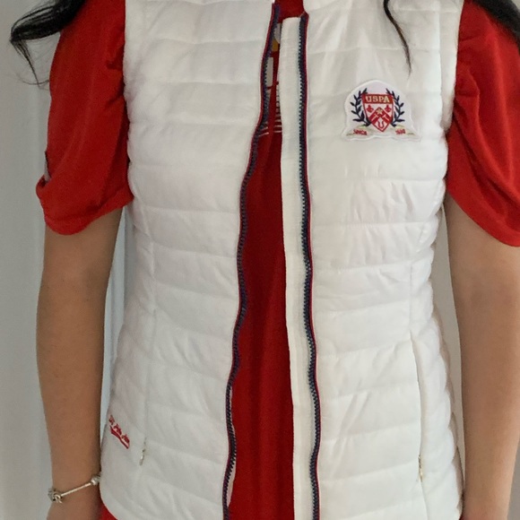 US Polo Assn woman’s white vest size 36 (S) - Picture 3 of 14